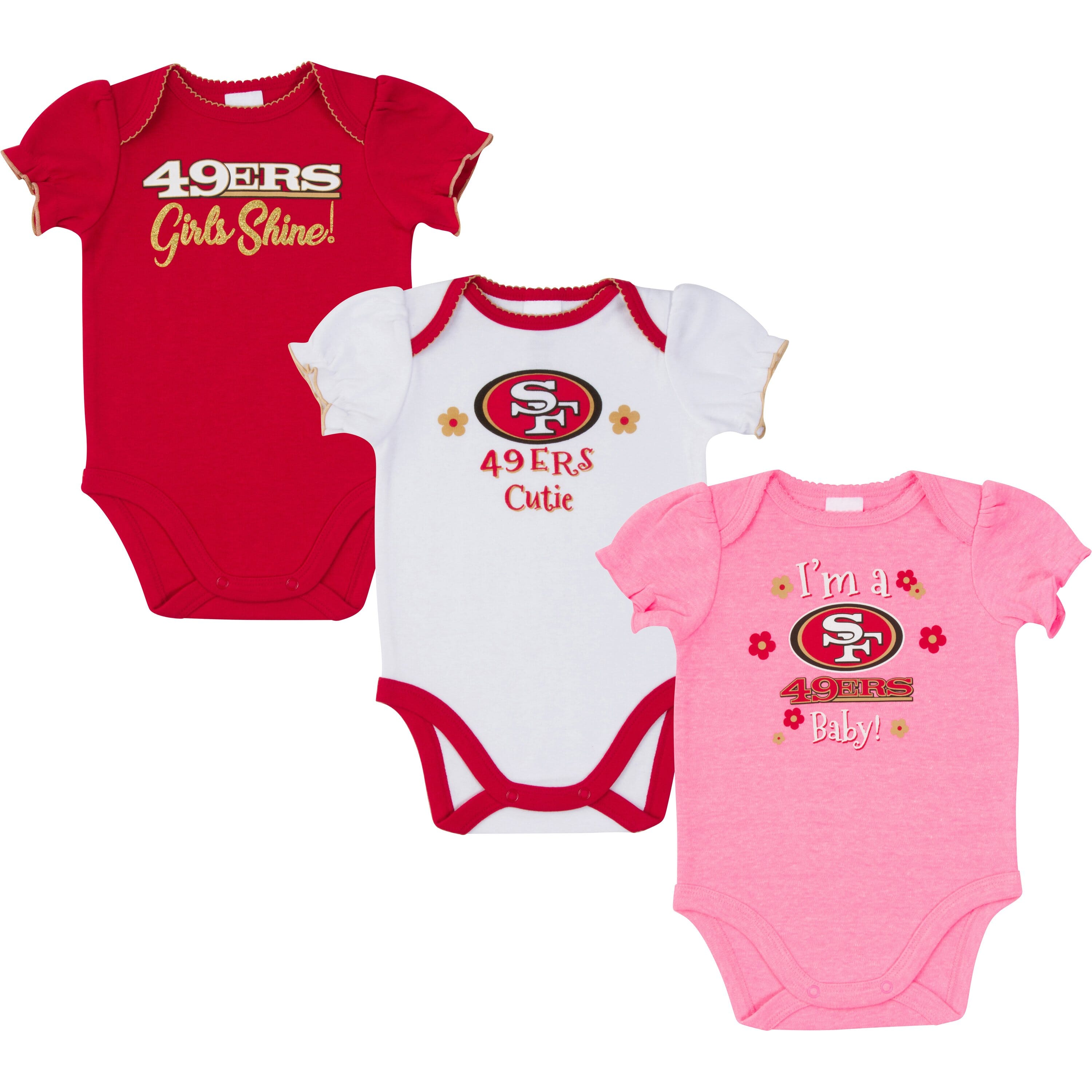 San Francisco 49ers Jersey Style Bodysuit – babyfans