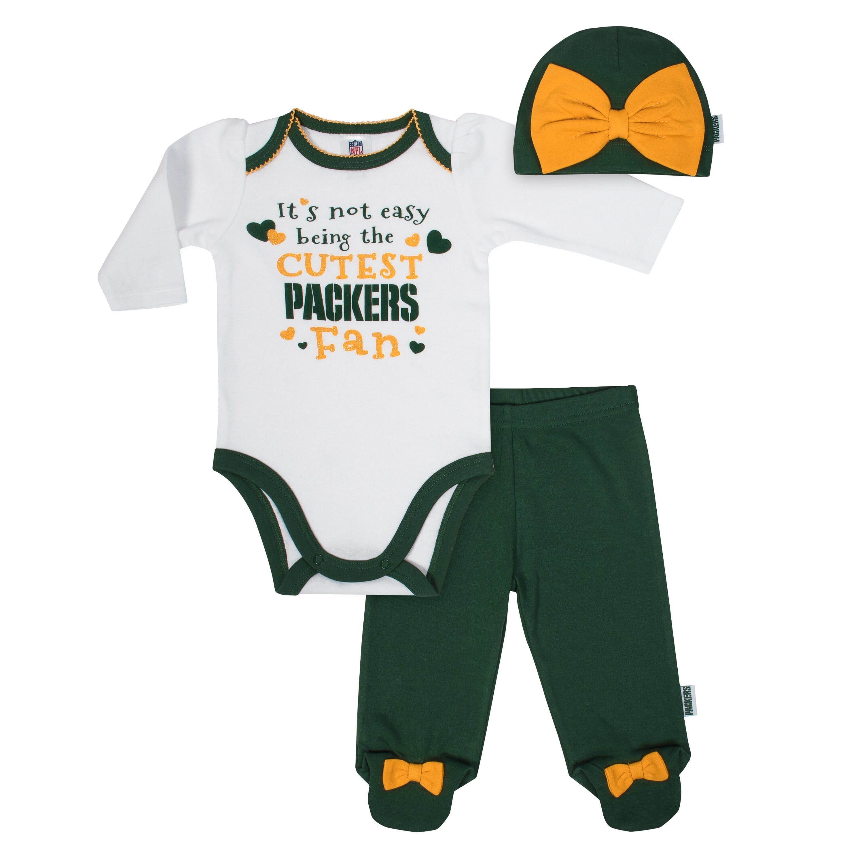 Packers Girls Heart Jersey Dress – babyfans