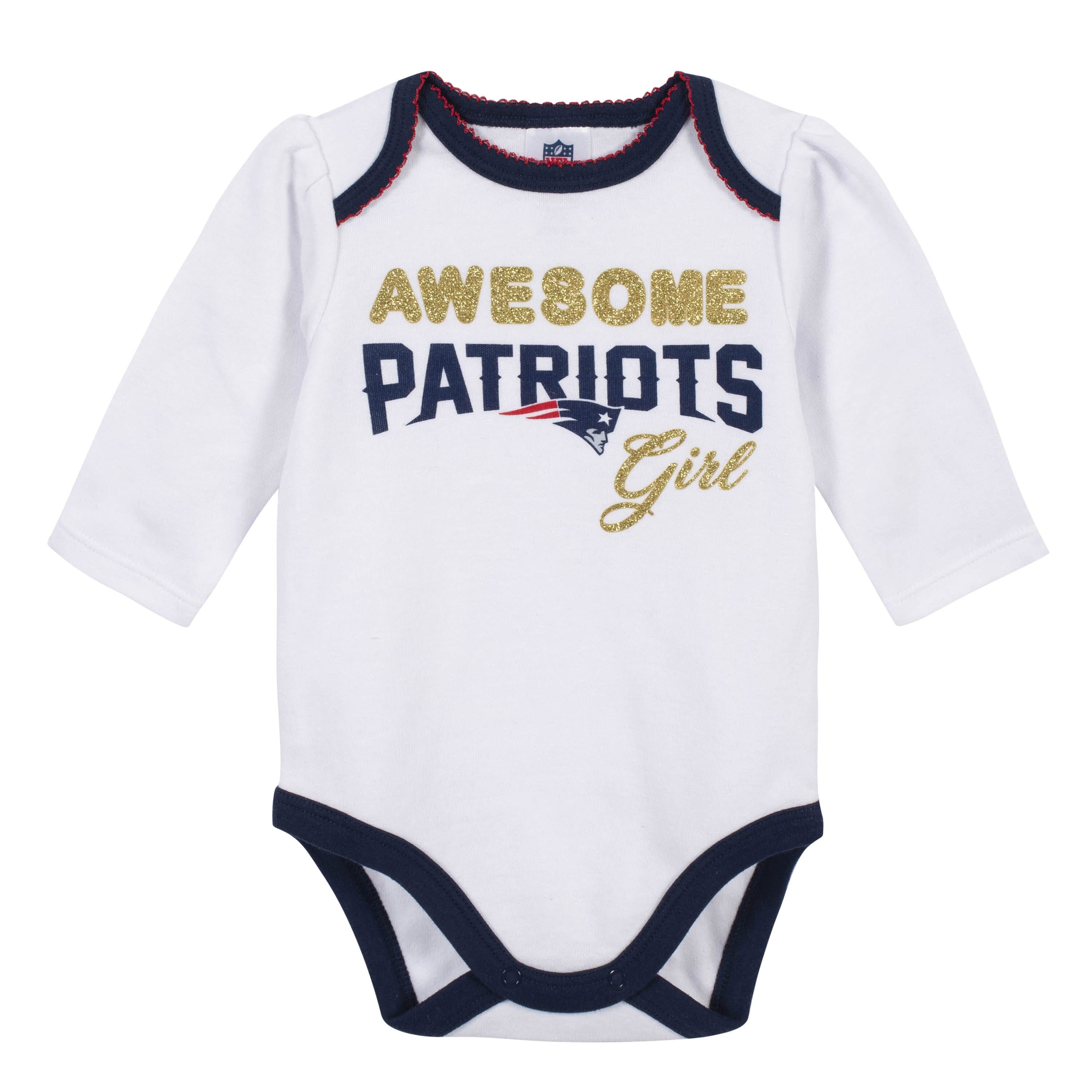 patriots onesie baby girl