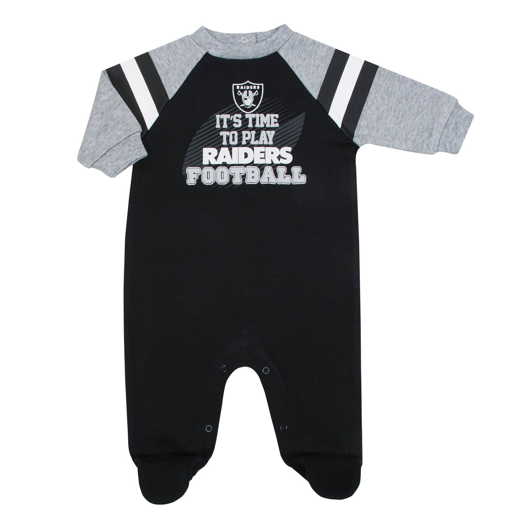 : NFL Oakland Raiders 3 Pack Short Sleeve Bodysuit,  black/grey/white Oakland Raiders, 0-3 Months (137453160RAD03M-003) : Sports  & Outdoors