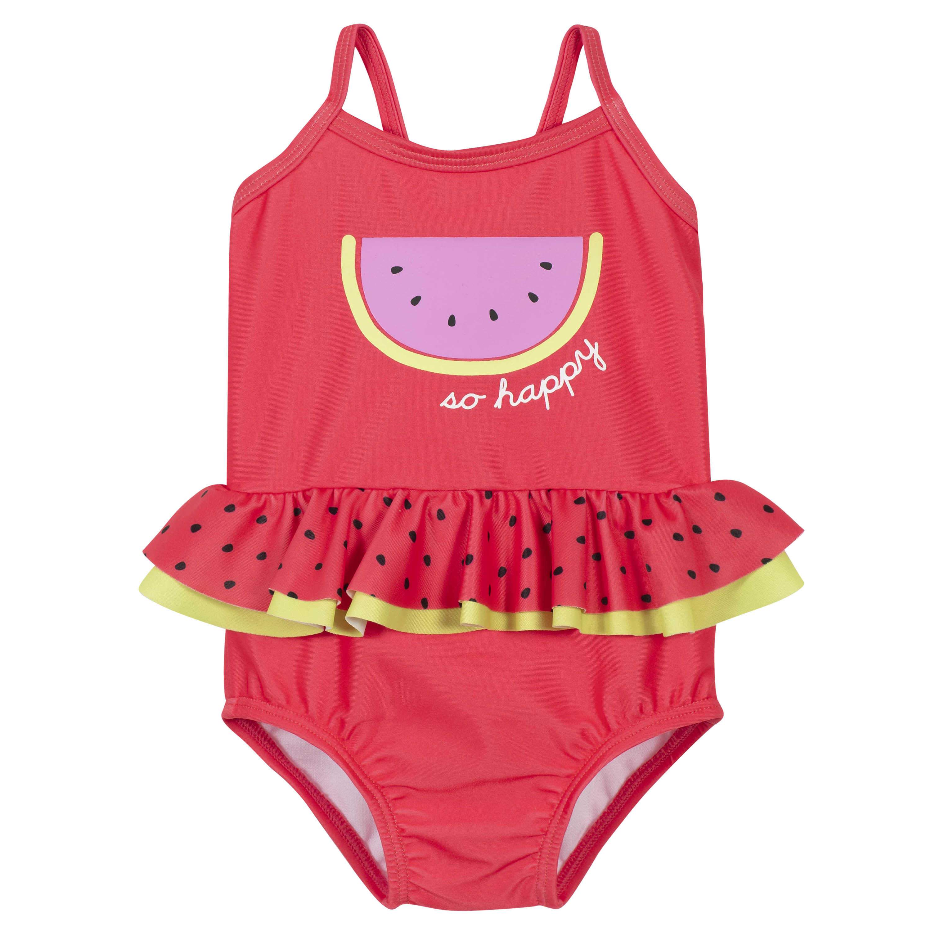 watermelon bathing suit baby