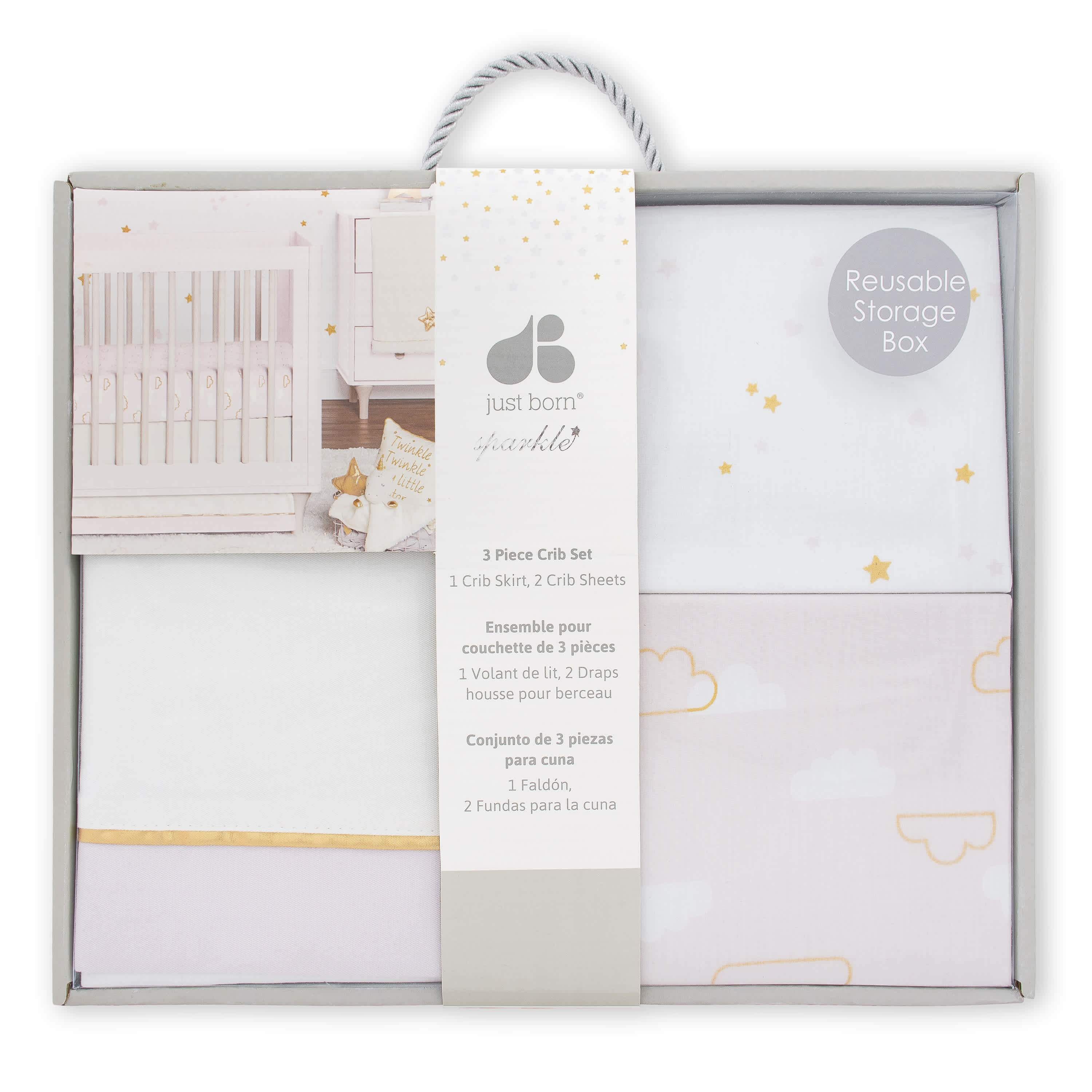 crib sheet and skirt set