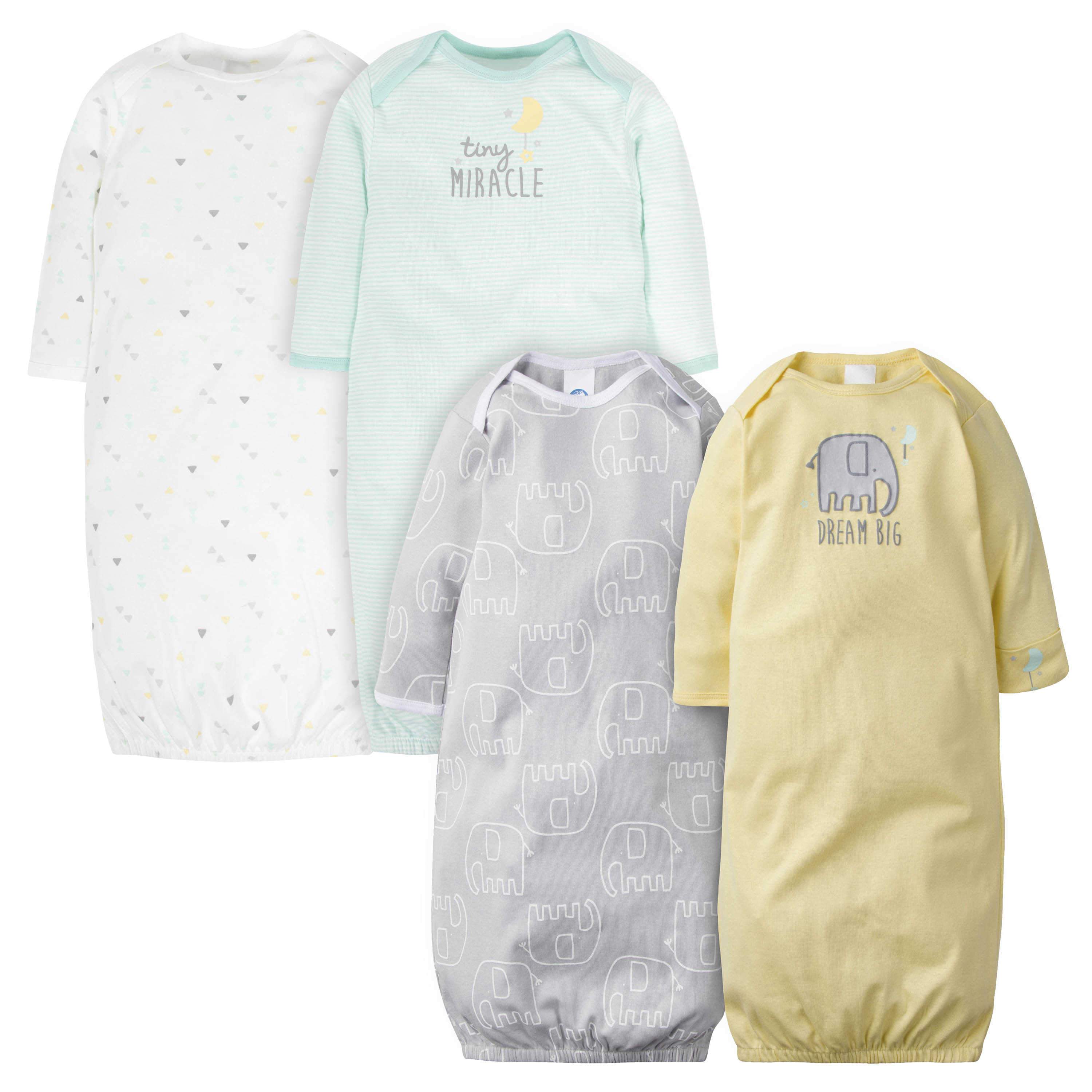 soft baby gowns