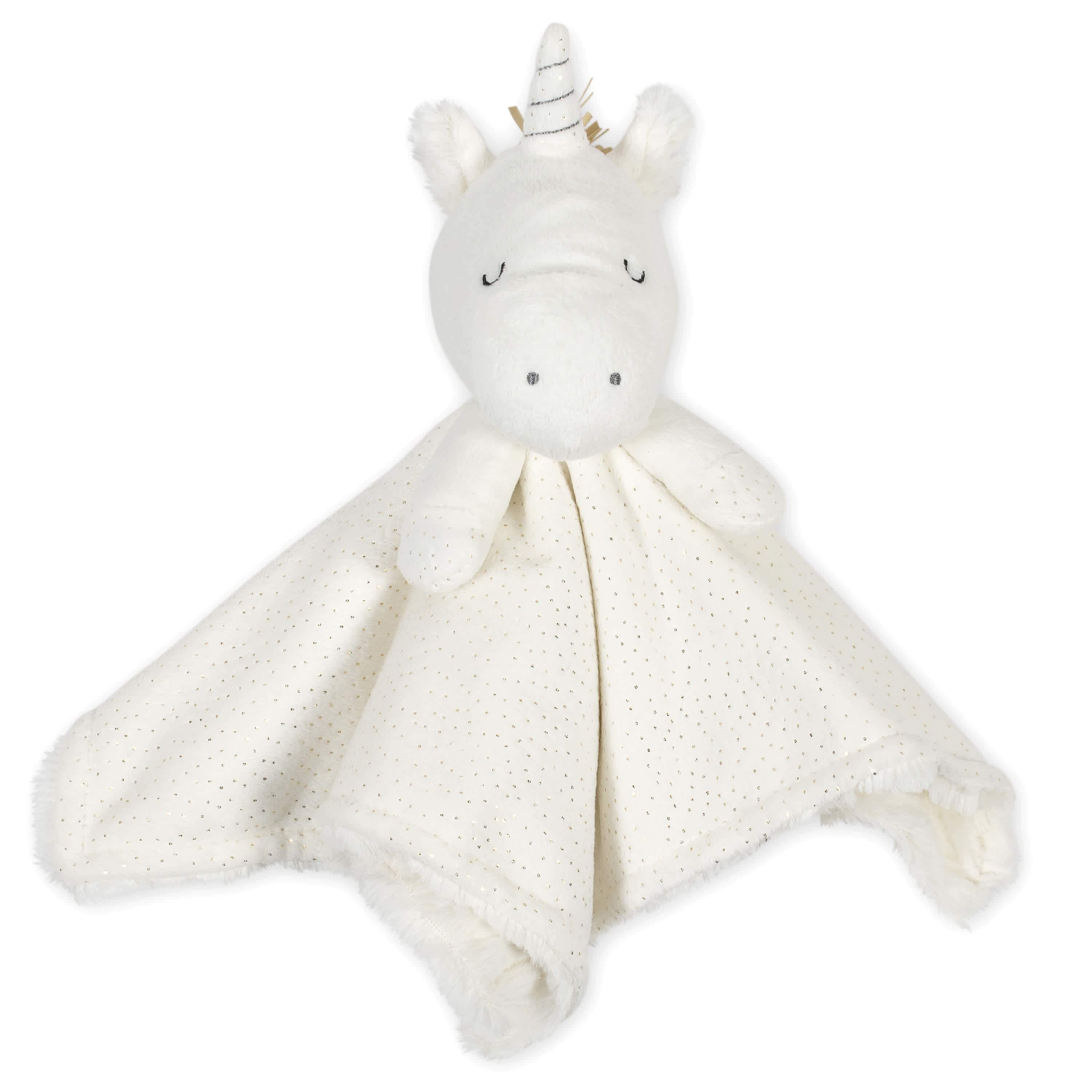 Unicorn Soft Toy and Unicorn Comfort Blanket New Baby Gift Set