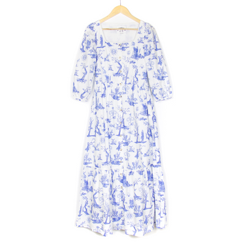 Ixora Dress, Toile De Jouy