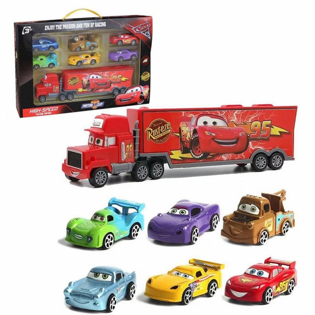 lightning mcqueen truck with cars