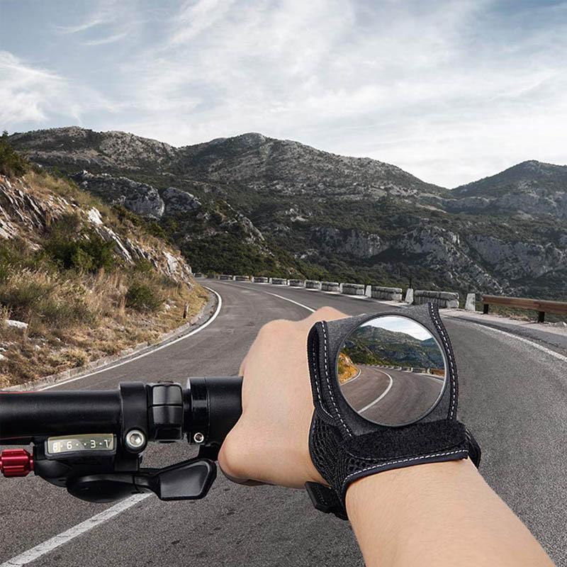 wrist rear view mirror for cyclists