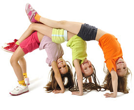 Kids Playing On Floor