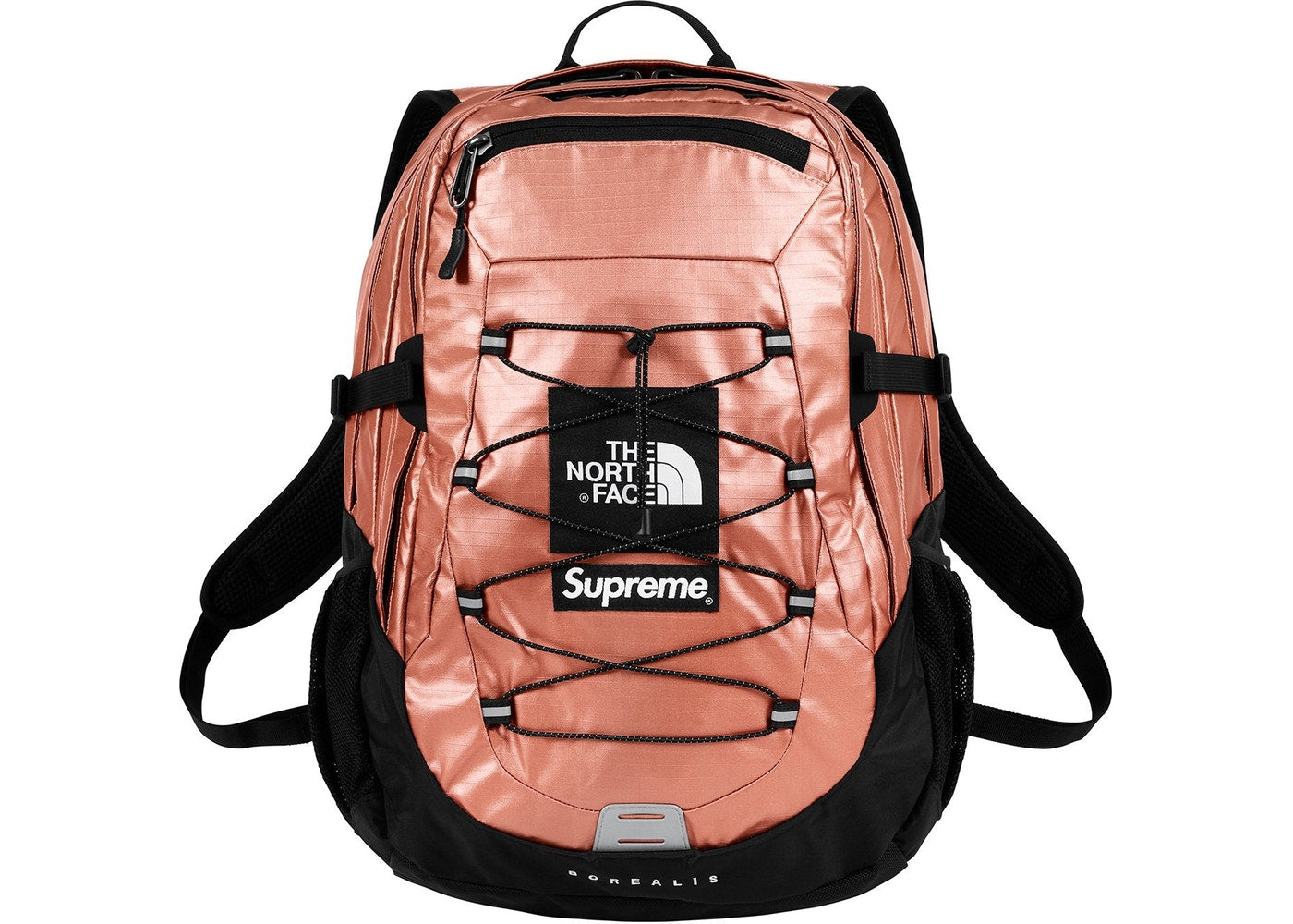 supreme north face rose gold