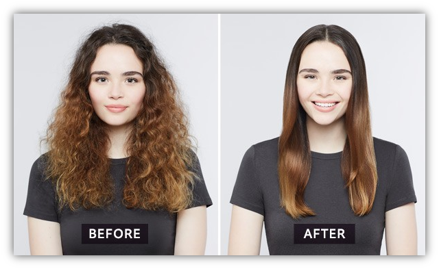 Ceramic-Hair-Straightener-Before-And-After-Use