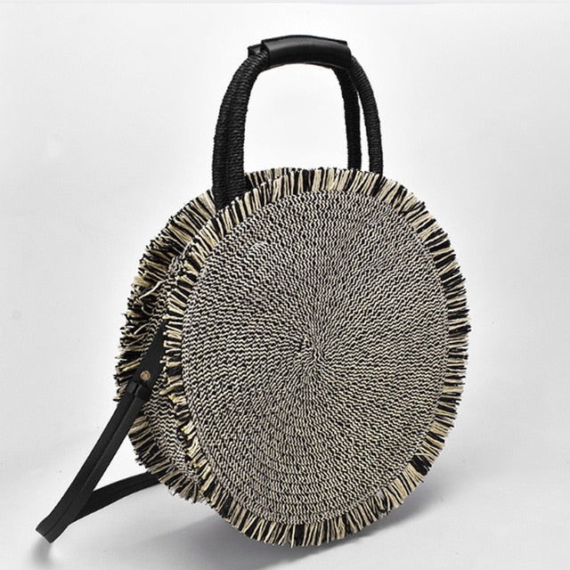 boho woven bag