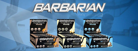Barbarian - Stacker 2 • 1 of 15 eiwitrepen (55 gram per bar) • Eiwit & Proteine snack repen - banner