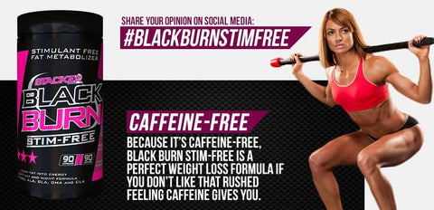 Black Burn STIM-Free - Stacker 2 • 90 softgels (30 dagen) • Afslanken & Vetverbranden