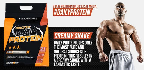 Daily Protein - Stacker 2 • 908 / 2000 gram • Eiwit & Proteine shakes - banner