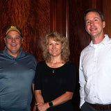 Jennifer Brown (center), EVP/COO of Master Magnetics, was presented with a business incentive check from the Mayor of Castle Rock Jason Gray (left) and Marcus Notheisen (right) of the Castle Rock Economic Development Council