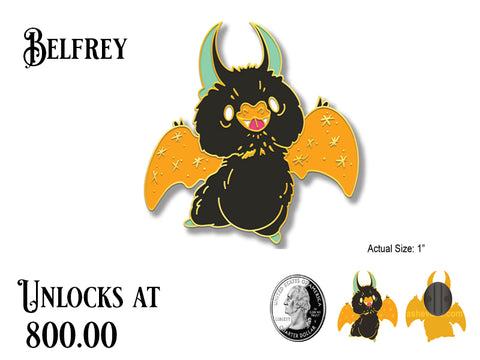 Belfrey bat enamel pin