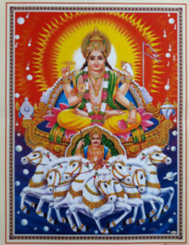 Surya Hindu Sun God