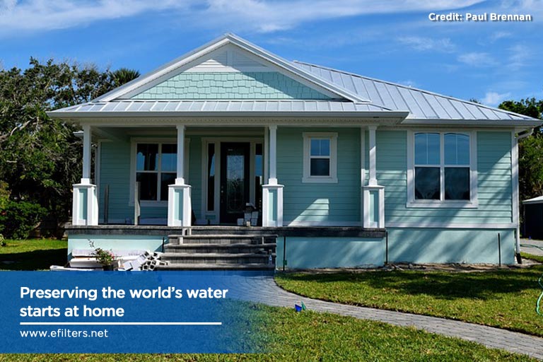 Preserving the world’s water starts at home