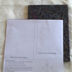 Card Embroidery Pattern Placement