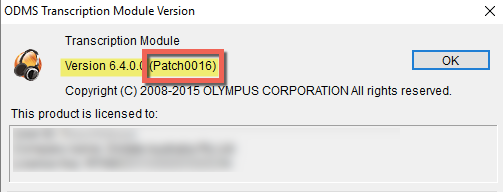 Olympus ODMS Transcription Dictation Module Windows 10 Patch Update