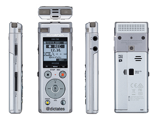 Olympus Australia DM-720 Digital Voice Meeting Interview Recorder - Mac Windows Compatible - Dictate