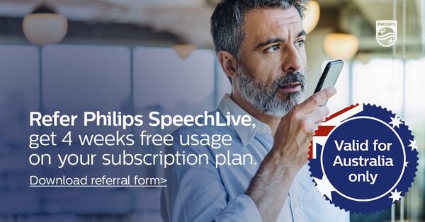 Philips SpeechLive Subscription 4 Weeks Free