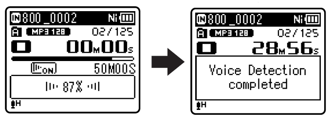 Olympus WS-812 WS-813 Voice Detect Feature