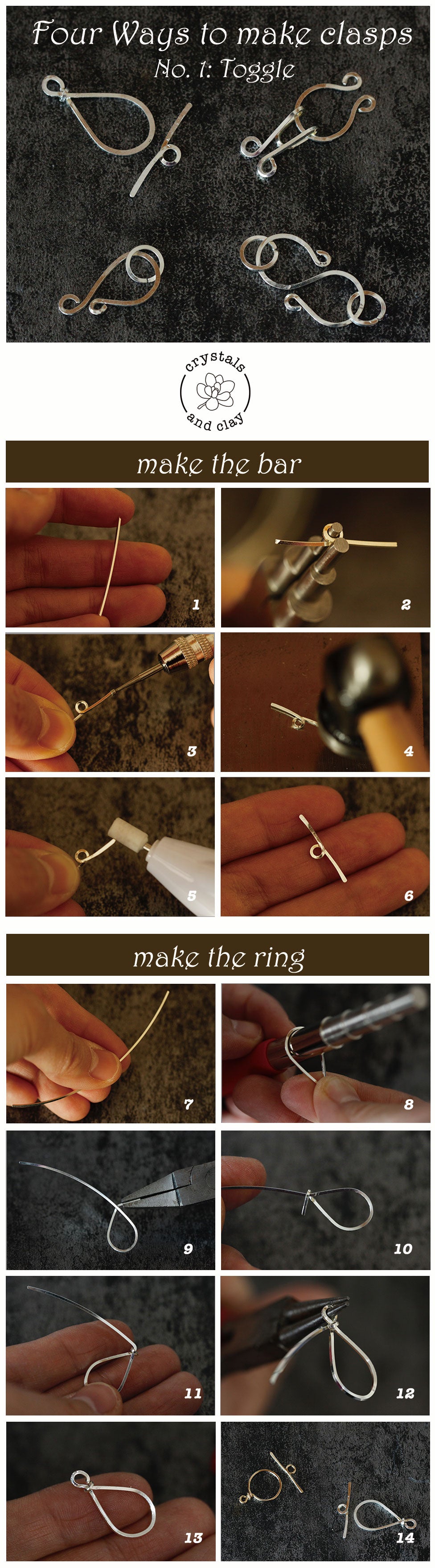 how to make wire wrap clasps