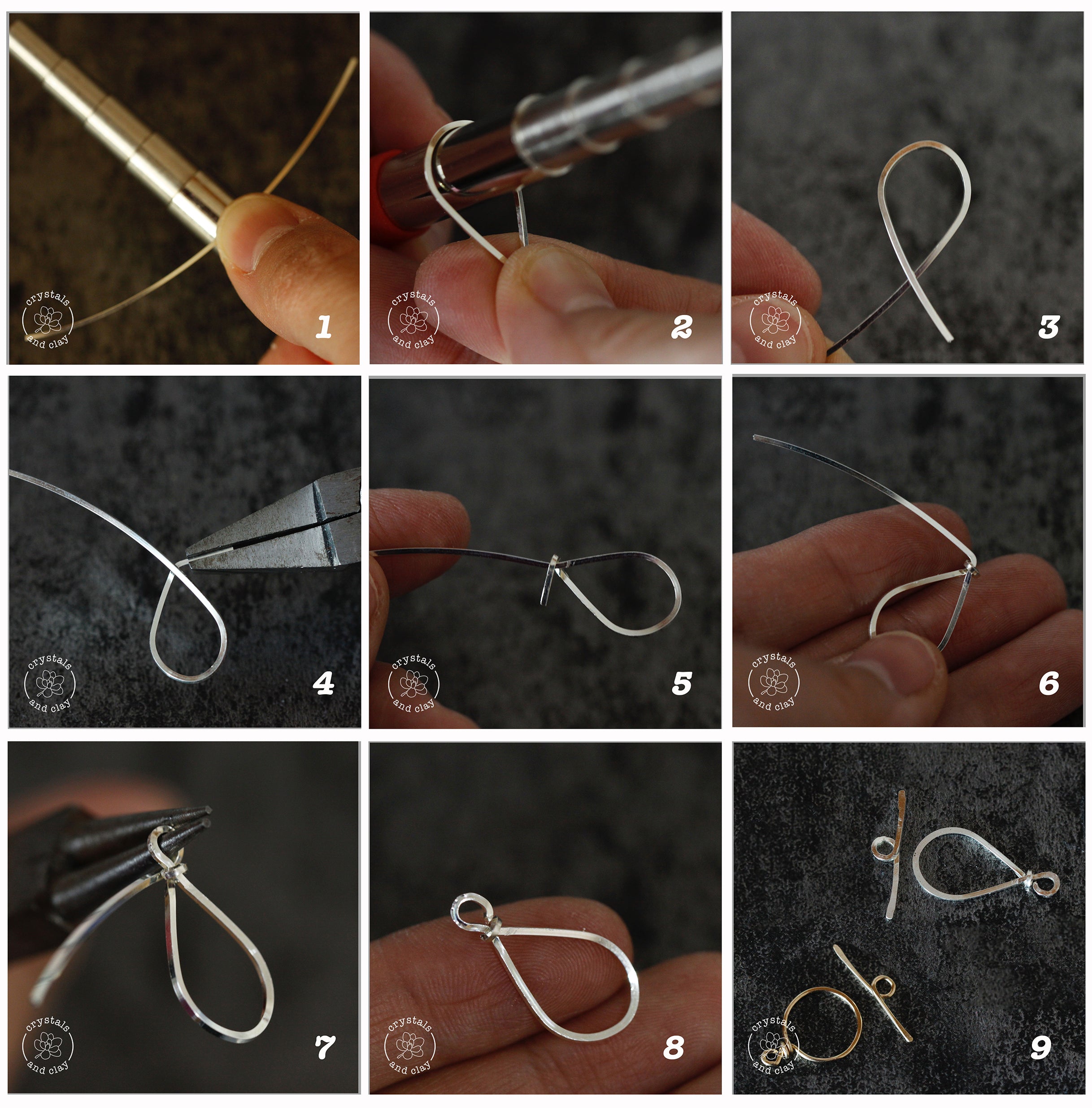 how to make wire wrapped clasp