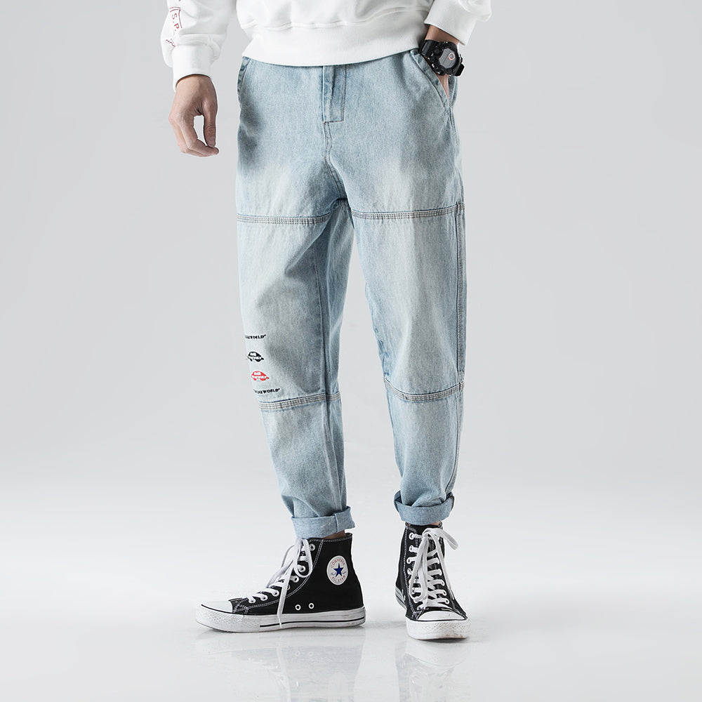 jean track pants