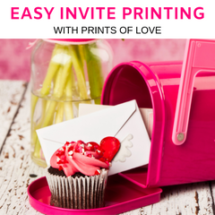 Print Invitations Online with Prints of Love
