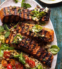 Greek Style Grilled Salmon