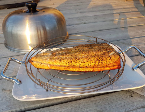 Smoked Salmon on the Cobb Grill