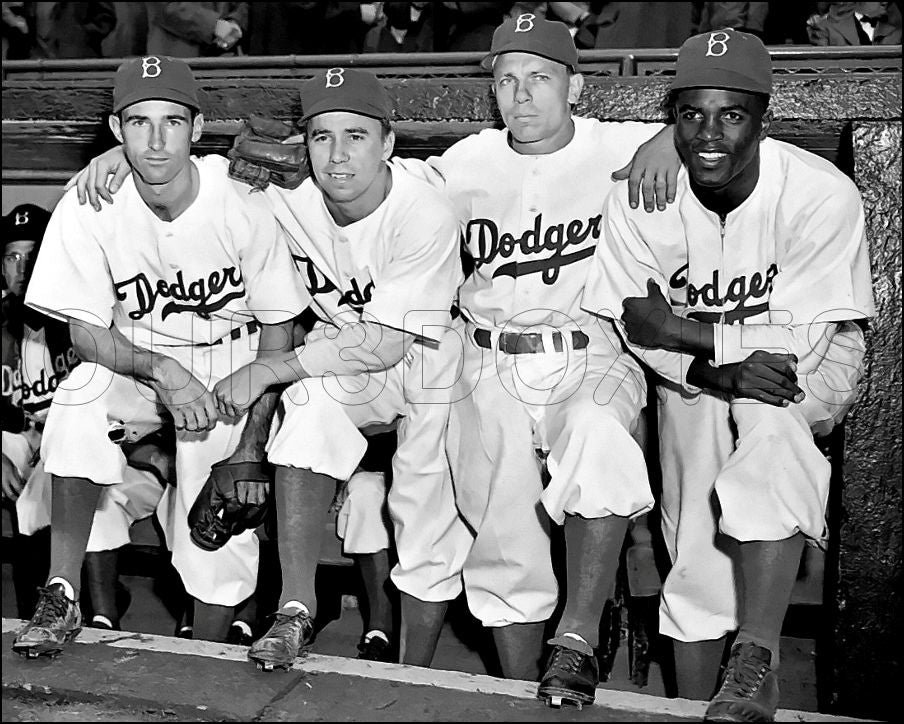 Jackie Robinson Pee Wee Reese 8X10 Photo - 1947 Dodgers Shotton Jorgen –  OUR3DOXIES