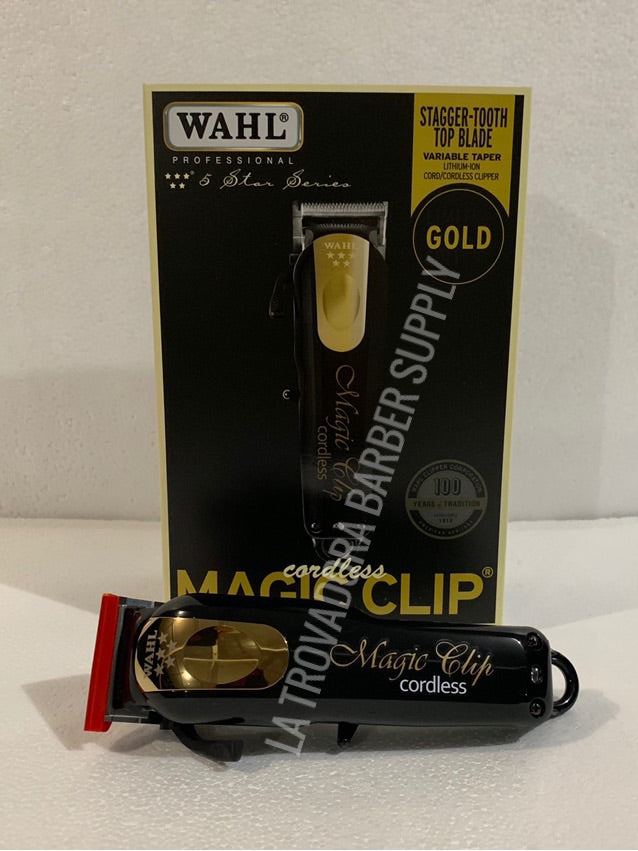 wahl magic clip cordless black & gold