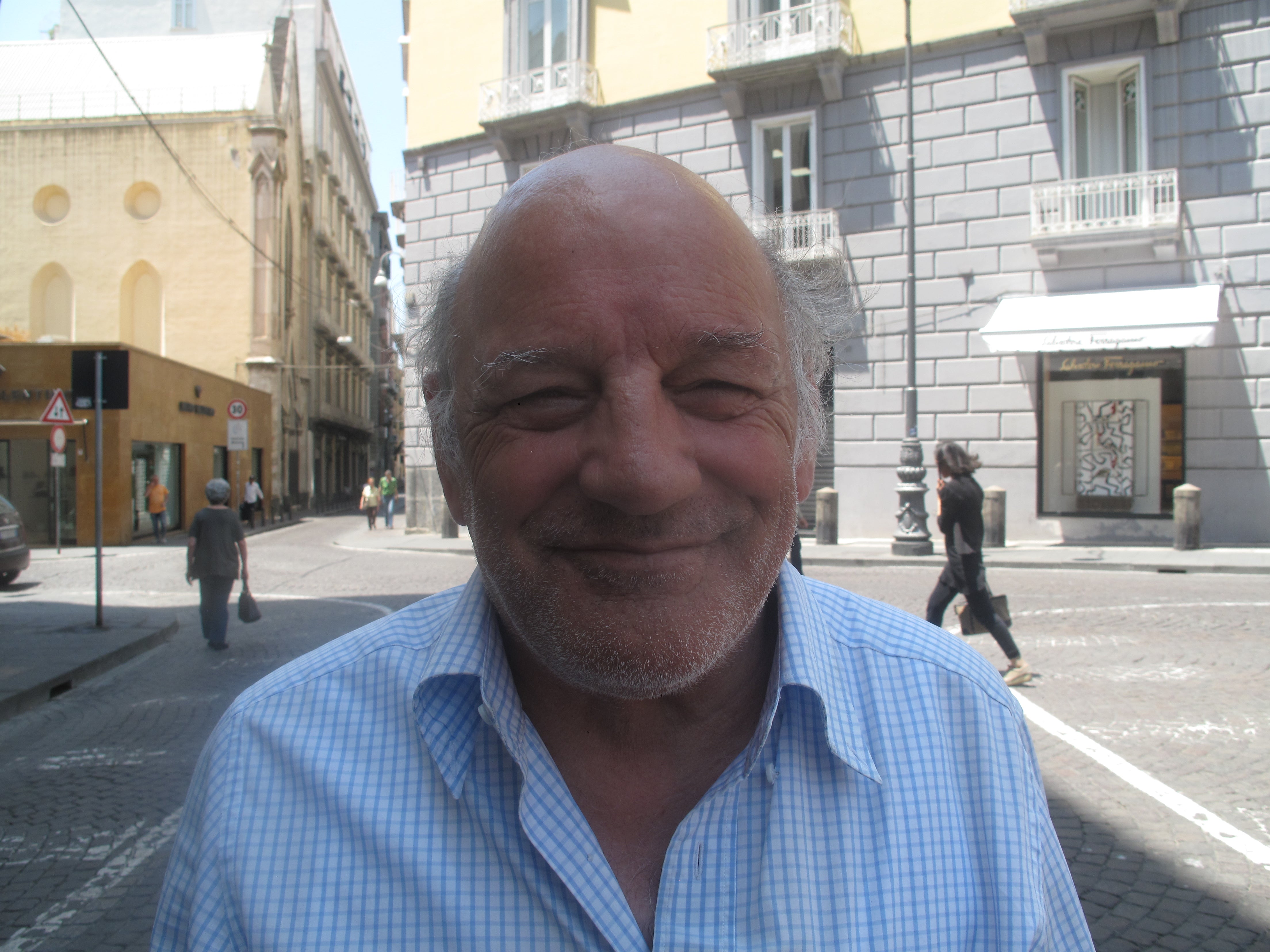 Armando Aubry, a taxi driver who drove Maradona around Naples