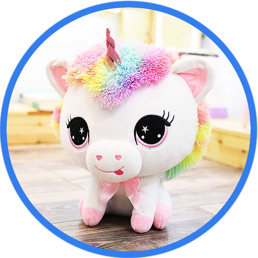 jouet licorne peluche