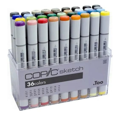 If you enjoyed these art demonstrations and would like to try out these COPIC SKETCH MARKERS, BUY SOME MARKERS TODAY HERE! copic markers sketch pens 