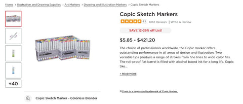 If you enjoyed these art demonstrations and would like to try out these COPIC SKETCH MARKERS, BUY SOME MARKERS TODAY HERE! copic markers sketch pens 