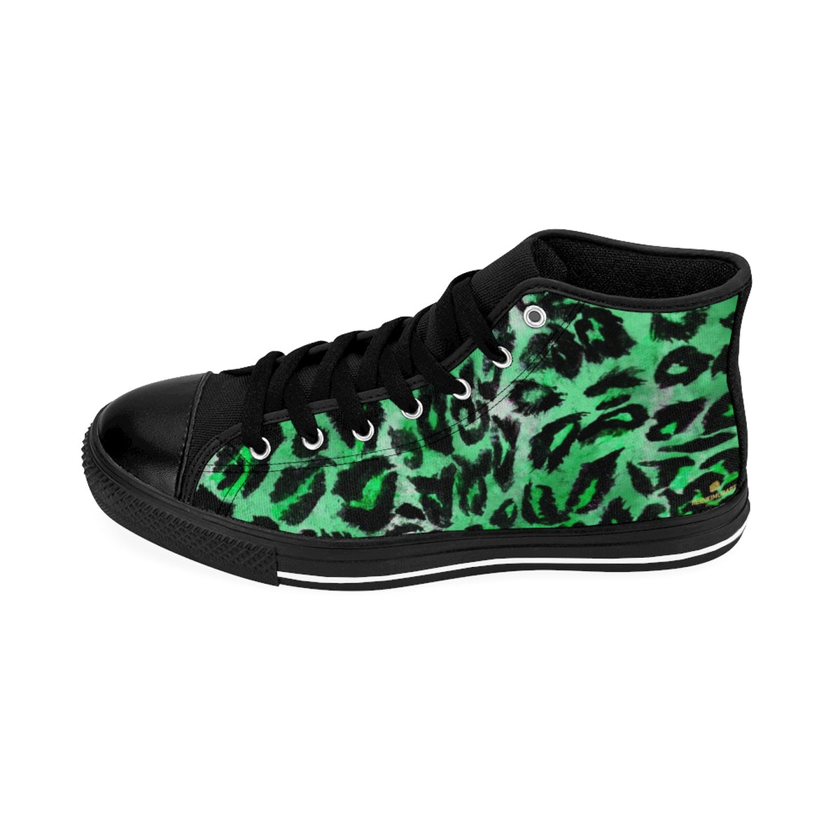 green leopard shoes