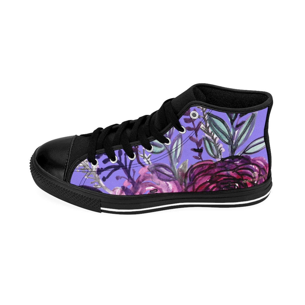 Light Purple Rose Men's Sneakers 