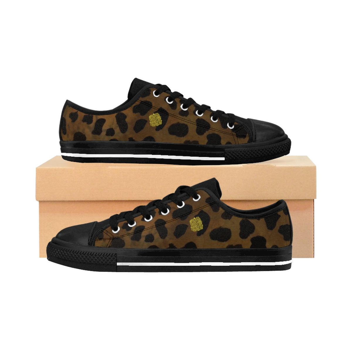 leopard print trainers size 6