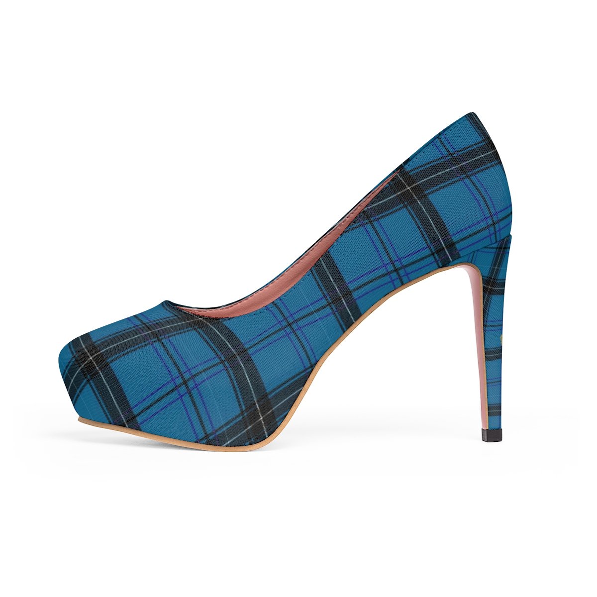 tartan plaid pumps