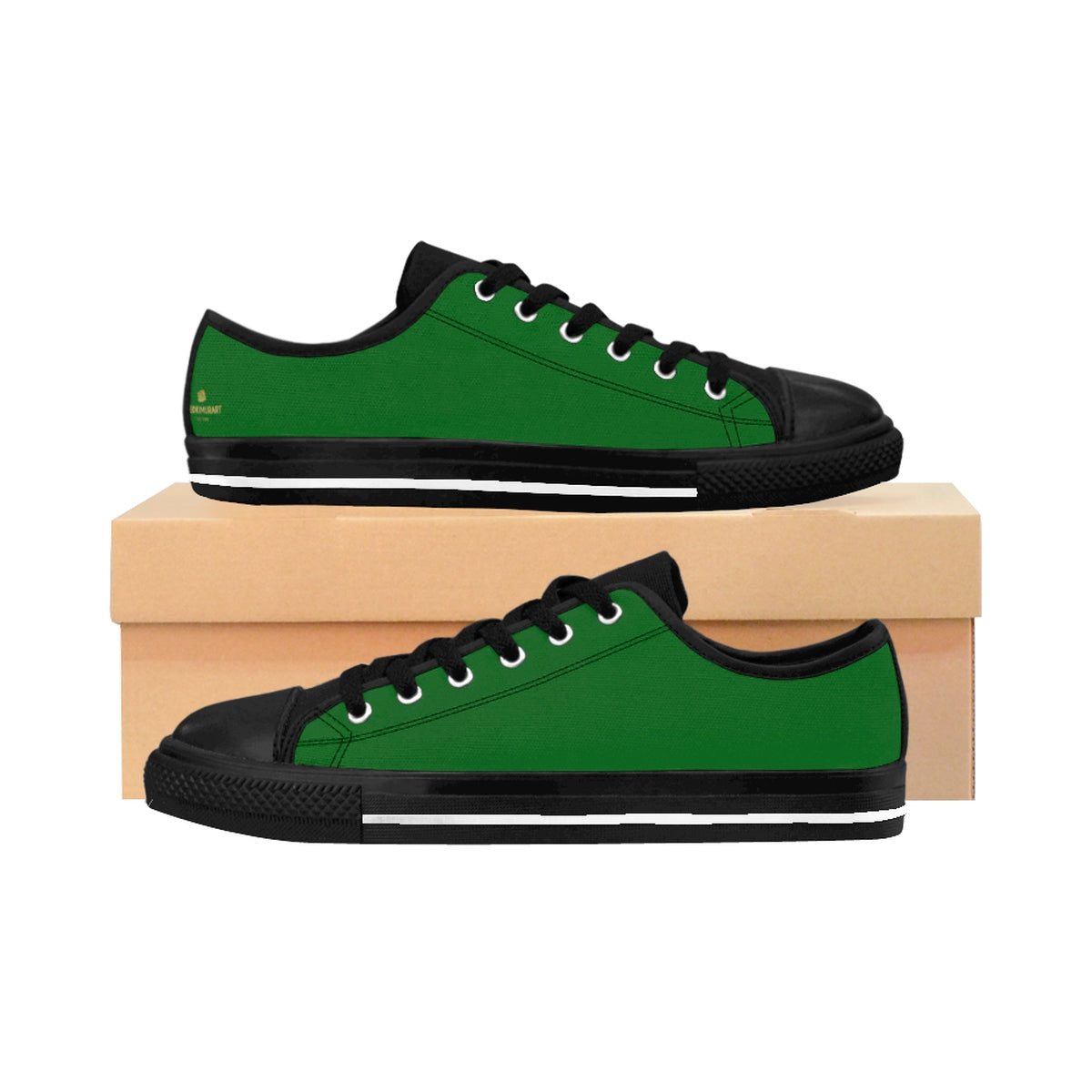 green color sneakers