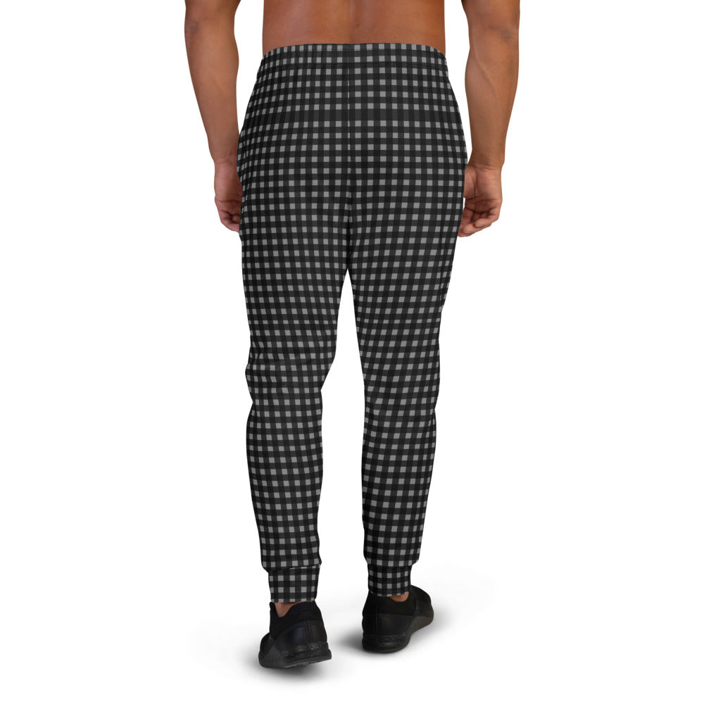 men's buffalo plaid joggers