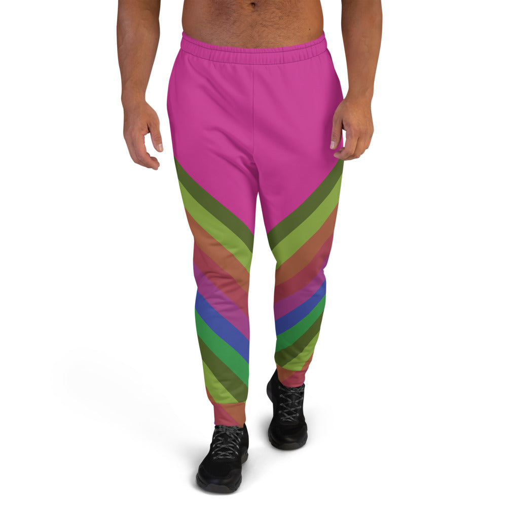 rainbow joggers mens