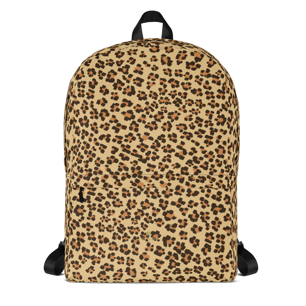 travel leopard backpack