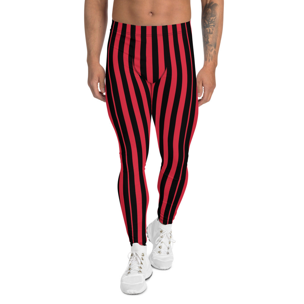 red and black gym leggings