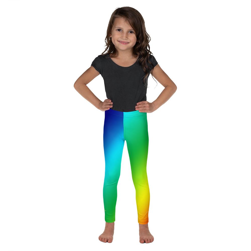 rainbow running tights