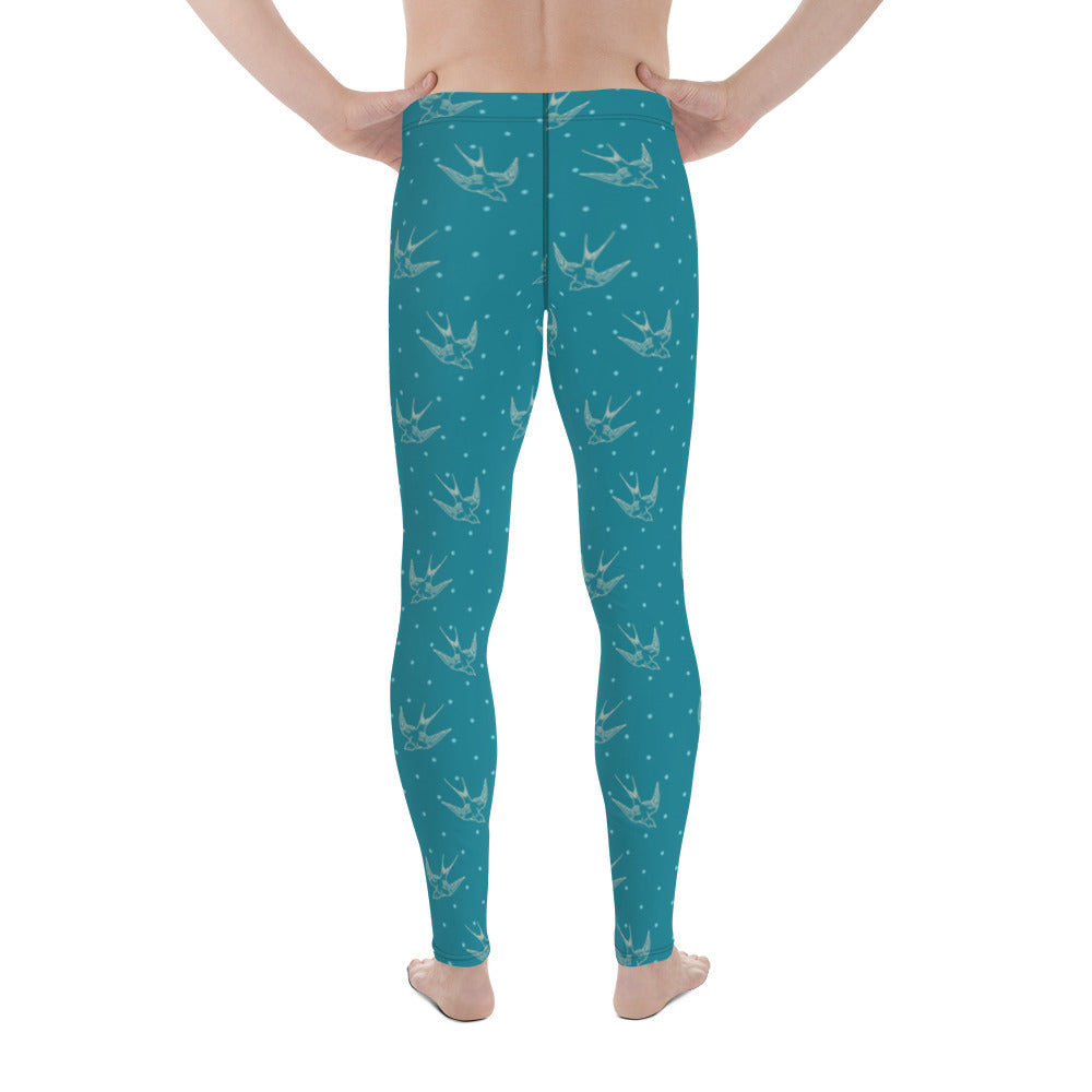 turquoise running leggings